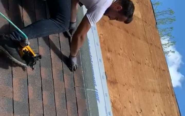 RH Professionals Repairing Gutters