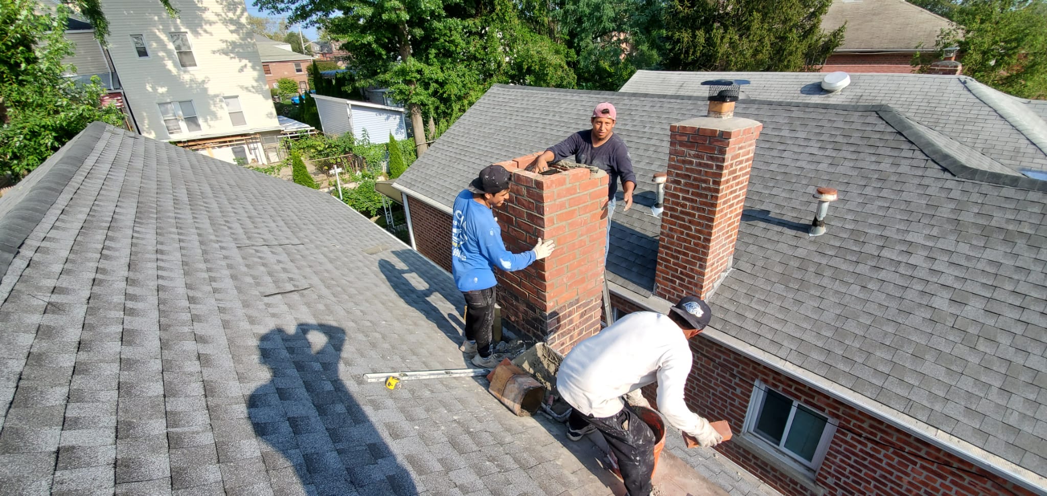 Chimney and Roof Installation Service Project Shot 3