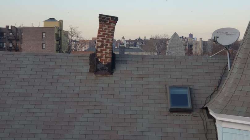 Exterior Chimney Repair in the Bronx Project Shot 3