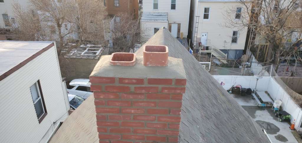 Exterior Chimney Repair in the Bronx Project Shot 4