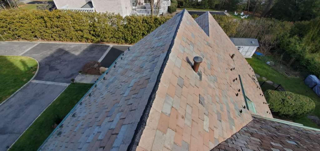 Slate Roof Repair in Scarsdale Project Shot 1