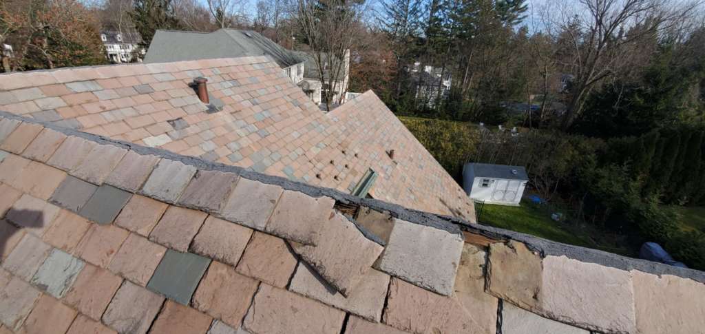 Slate Roof Repair in Scarsdale Project Shot 4