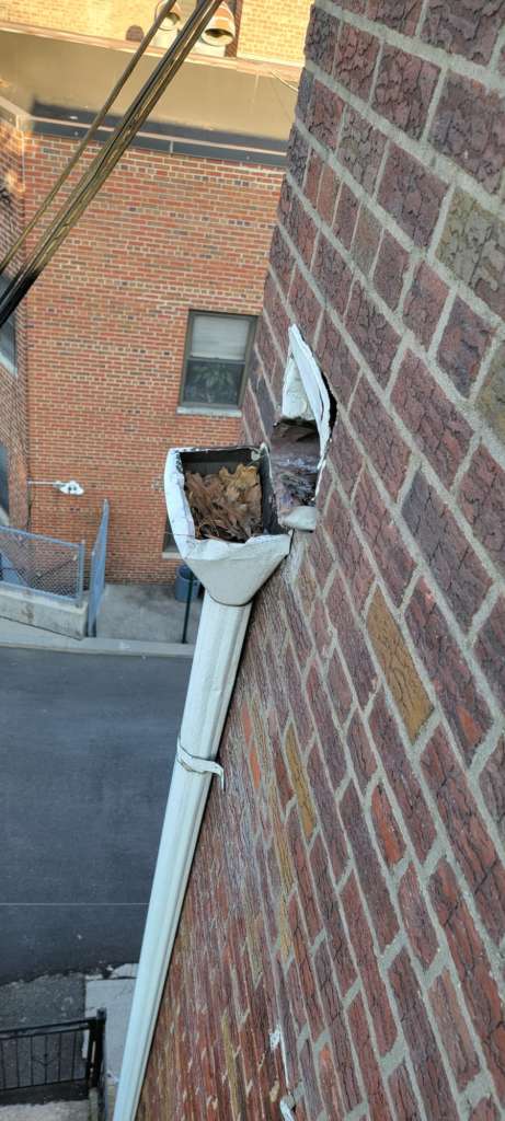 New Downspout Installation in the Bronx Project Shot 4