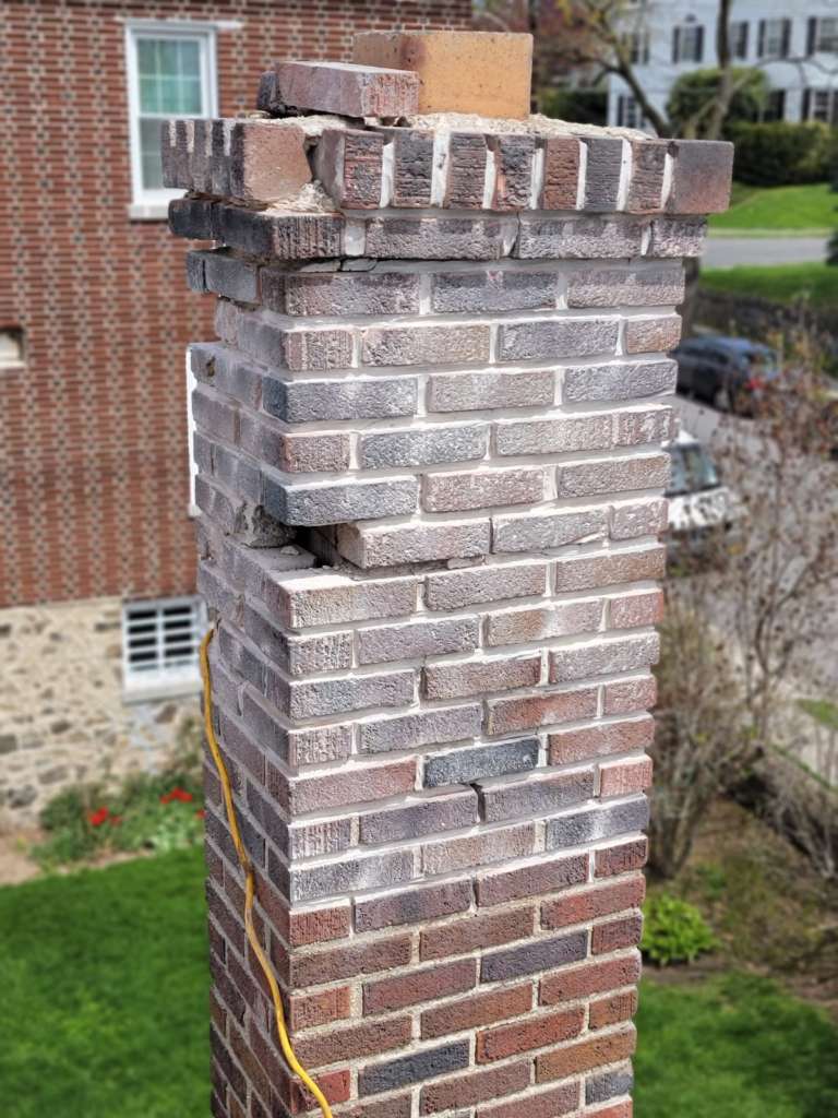 Chimney Pointing in New Rochelle Project Shot 2