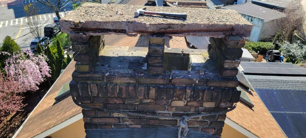 Chimney Repair Services - Renovation and Chimney Cap Project Shot 1