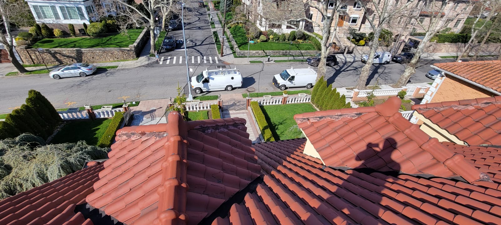 Gutter Repair and Spanish Tile Roofing Project Shot 7