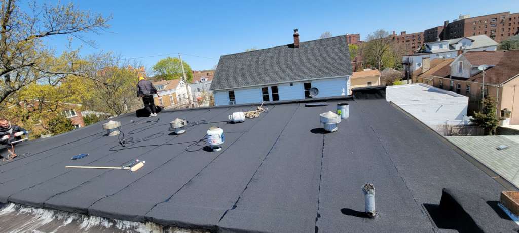 Existing Flat Roof Reparation Service in the Bronx Project Shot 1