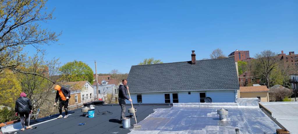 Existing Flat Roof Reparation Service in the Bronx Project Shot 5