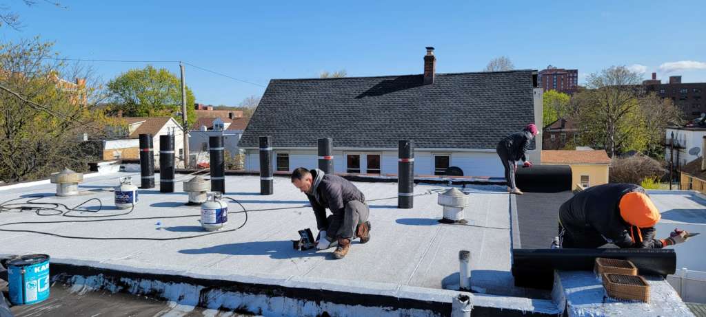 Project: Existing Flat Roof Reparation Service in the Bronx