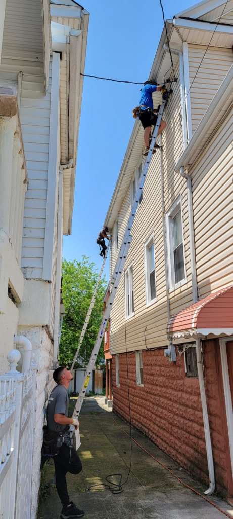 New Gutter Replace and Installation in the Bronx Project Shot 1