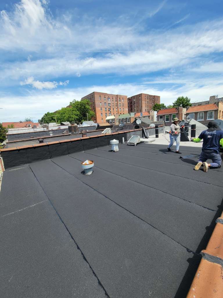 Existing Roof Repair Service the Bronx Project Shot 2