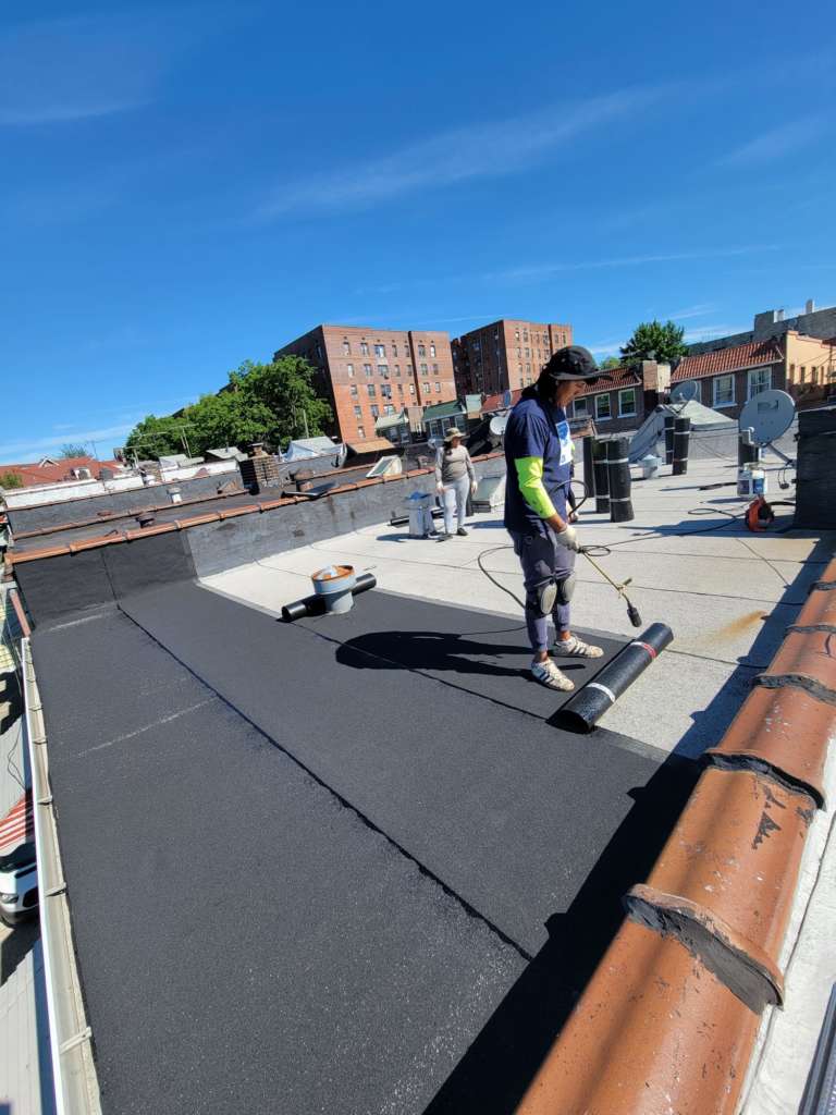Existing Roof Repair Service the Bronx Project Shot 3