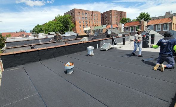 Existing Roof Repair Service the Bronx Project Shot
