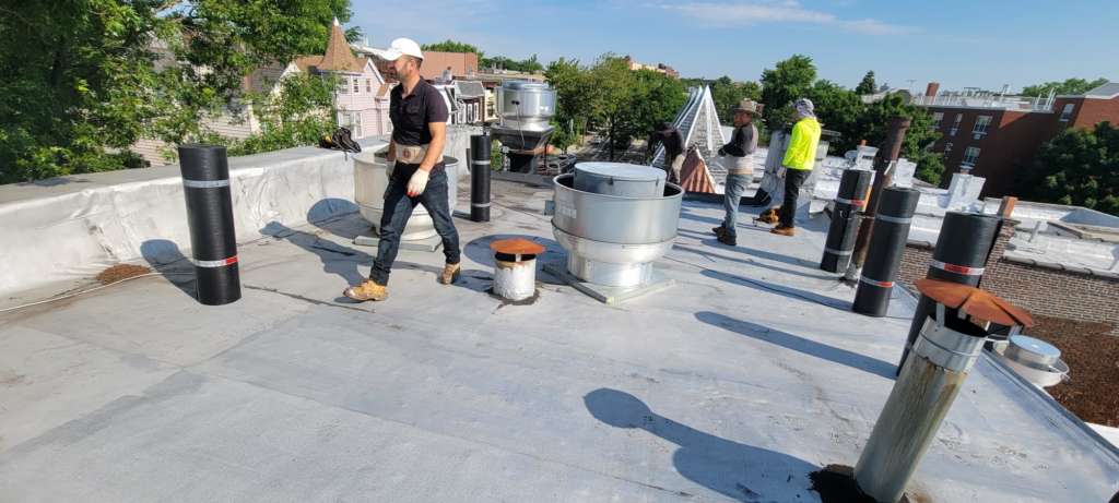 Roof Alluminum Painting in the Bronx Project Shot 2
