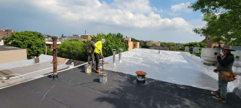 Project: Roof Alluminum Painting in the Bronx