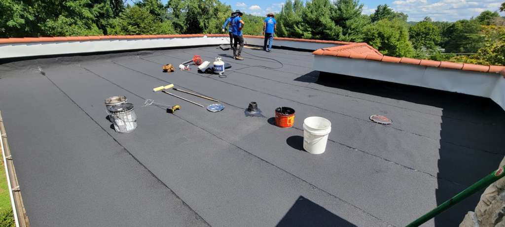 Existing Flat Roof Repair Service in White Plains Project Shot 2