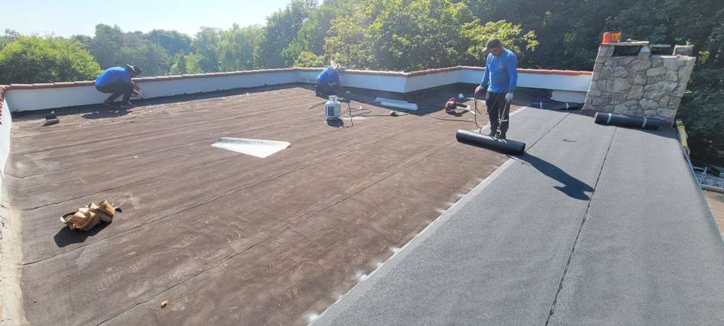 Existing Flat Roof Repair Service in White Plains Project Shot 3