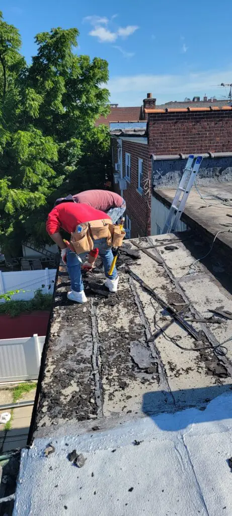 Replacement of Flat Roof in Bronx Project Shot 3