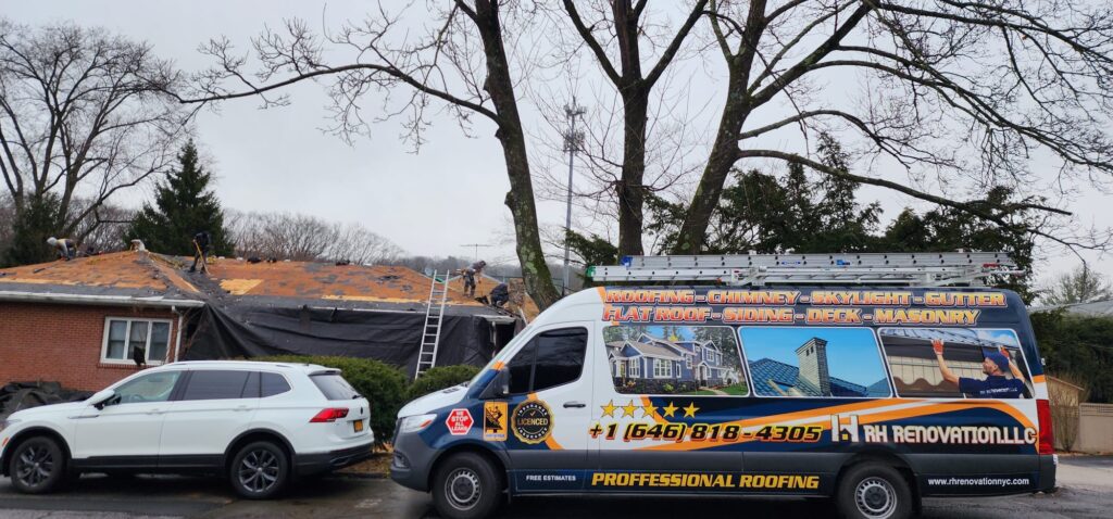 Shingle Roof Replacement & Chimney Rebuilding in Dobbs Ferry Project Shot 2