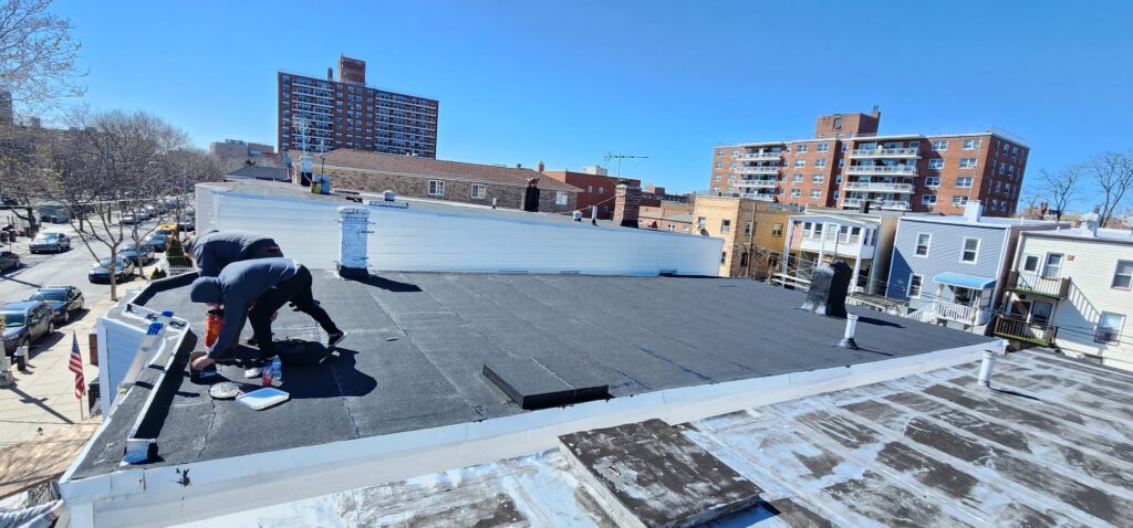 New Flat Roof Installation in the Bronx Project Shot 2
