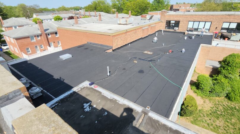 Flat Roof Replacement on Long Island School Project Shot 8