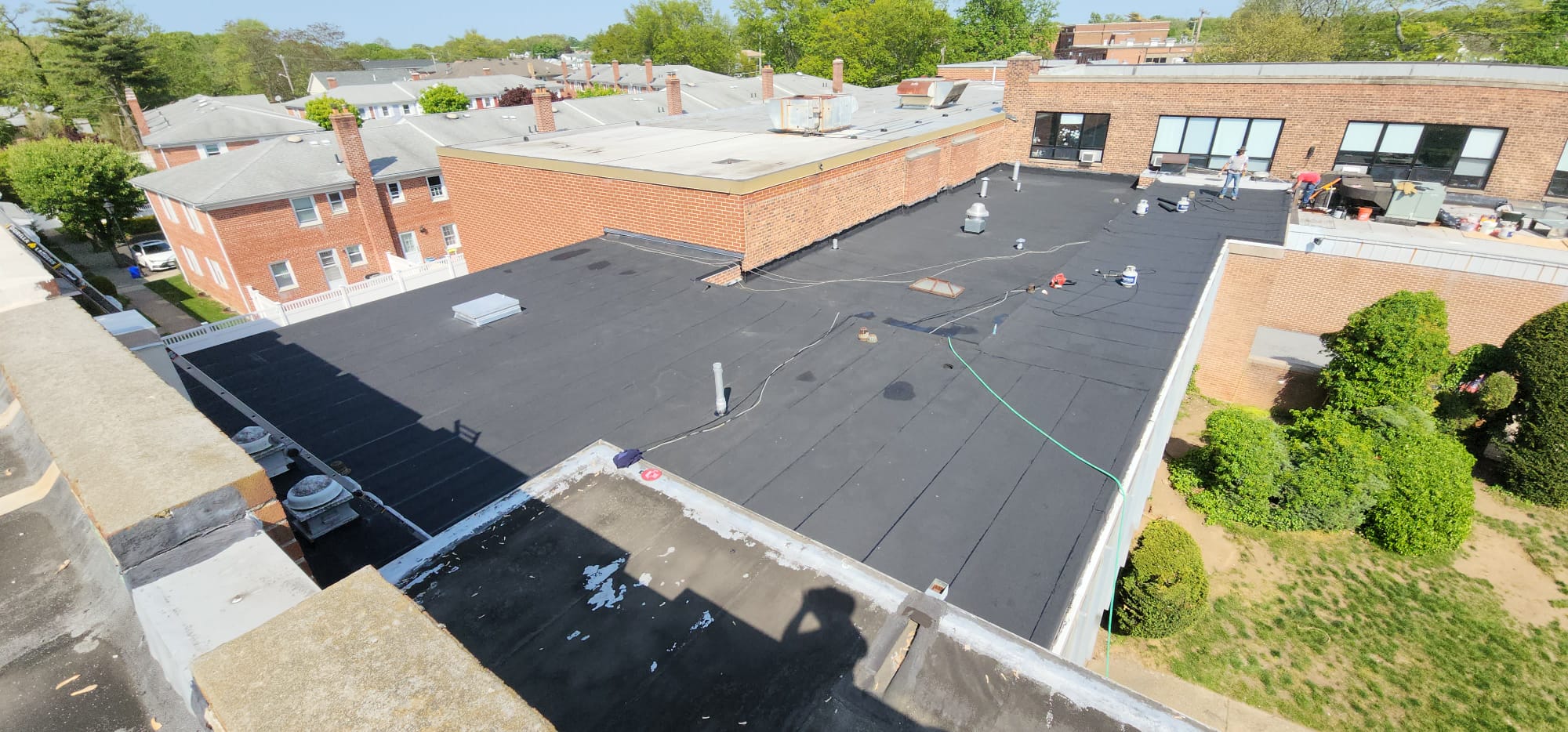 Flat Roof Replacement on Long Island School Project Shot 8