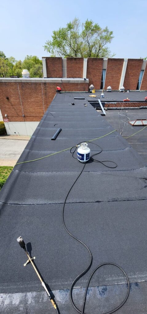 Flat Roof Replacement on Long Island School Project Shot 9