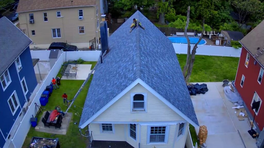 Shingle Roof Replacement and New Plywood Installation Project Shot 4