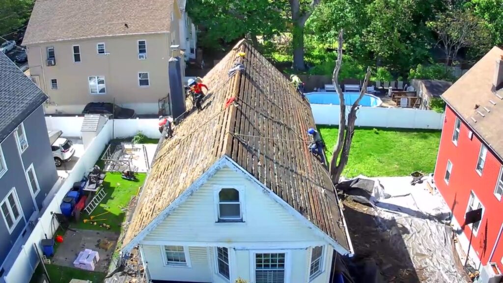 Shingle Roof Replacement and New Plywood Installation Project Shot 7