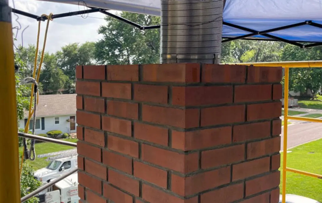 DIY Exterior Chimney Makeover