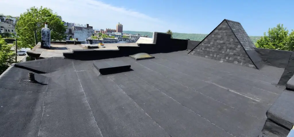 Flat Roof Reparation & New Membrane Rubber Installation in Yonkers Project Shot 3