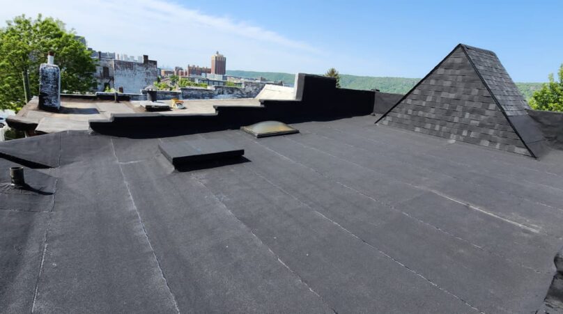 Flat Roof Reparation & New Membrane Rubber Installation in Yonkers Project Shot 3