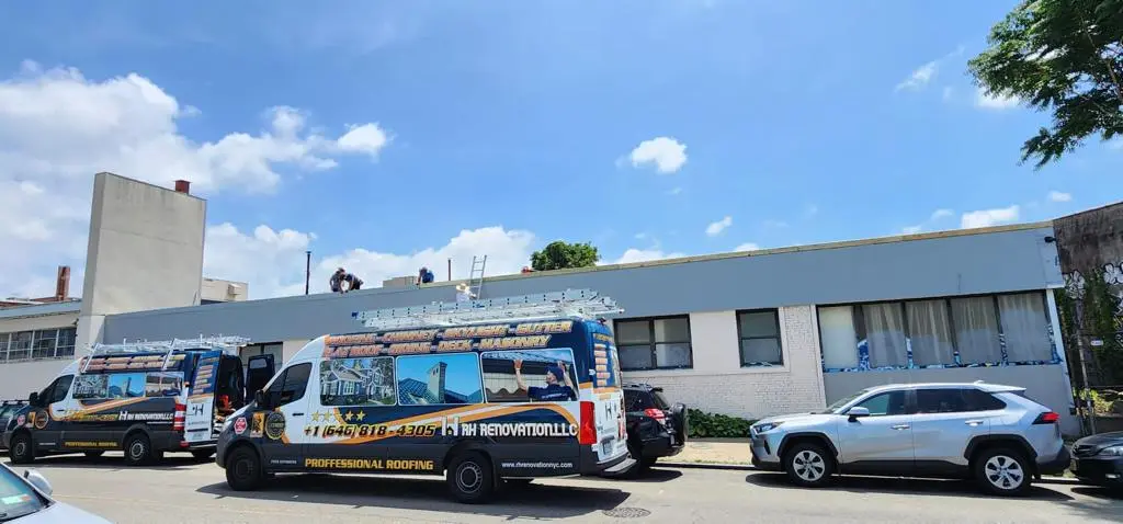 Full Chimney Crown Repair in Harrison Westchester Project Shot 2