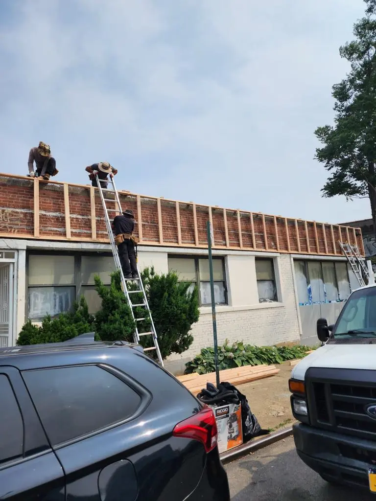 Full Chimney Crown Repair in Harrison Westchester Project Shot 4