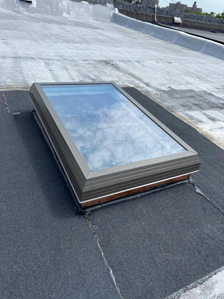 New Flat Roof Skylight Installation in New Rochelle Project Shot 2