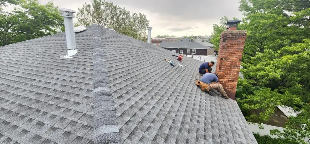 Old Shingle Removal in Queens Village Project Shot 1