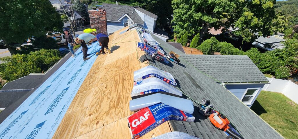 Shingle Roof Replacement in Dobbs Ferry Westchester Project Shot 2