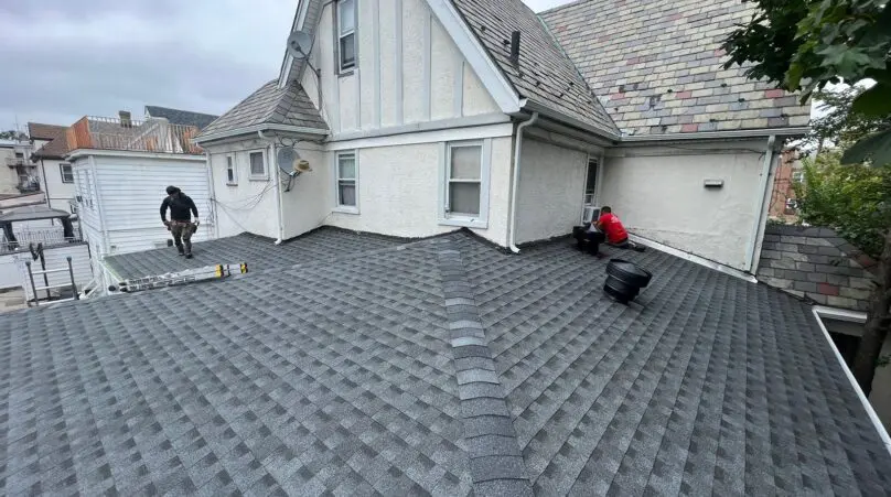 Shingle Roof Replacement in Queens Project Shot 2