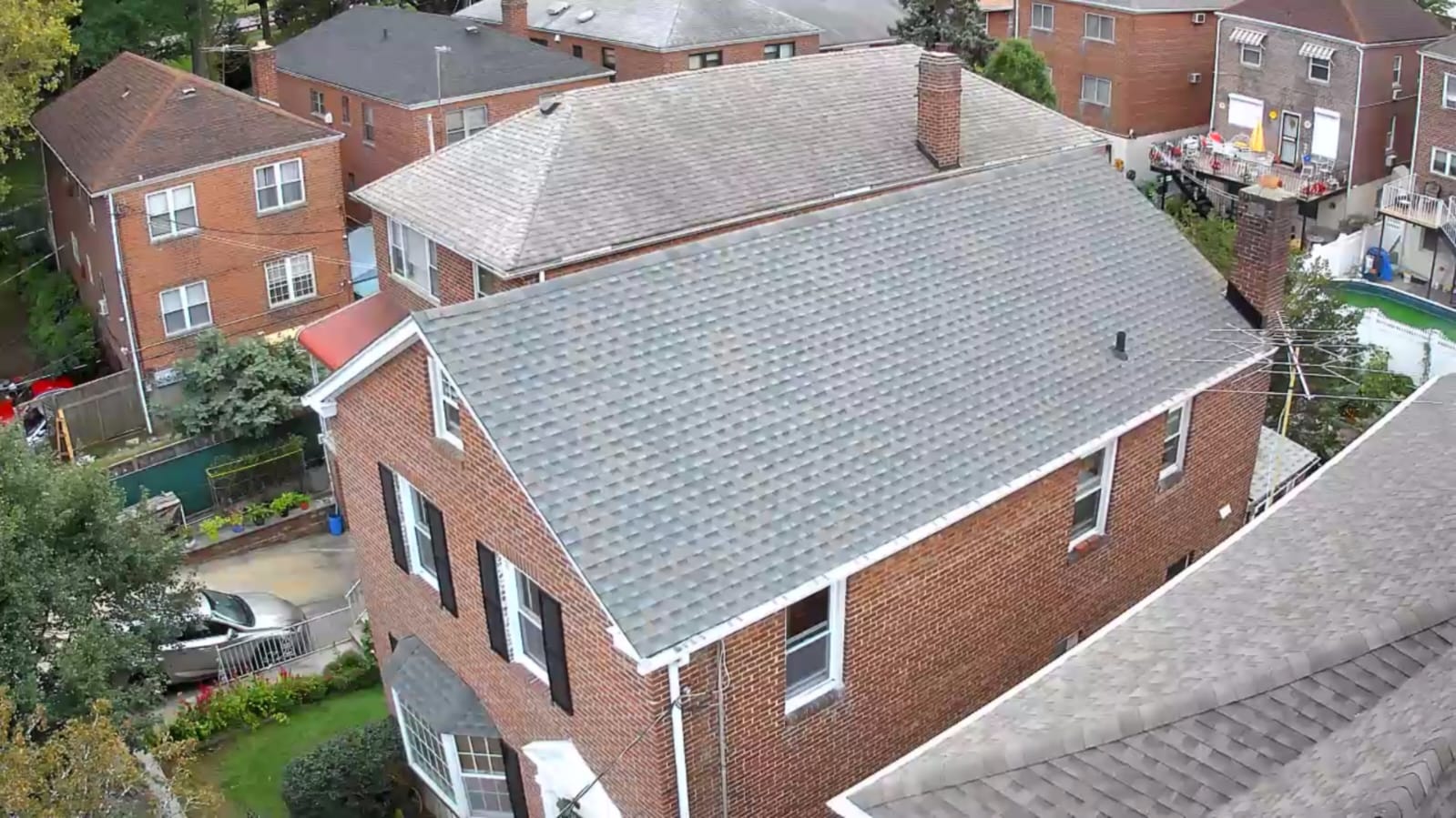 Slate Roof Replacement to Shingle Roof Project Shot 2
