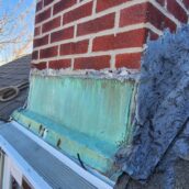 Project: New Chimney Flashing Copper Installation the Bronx