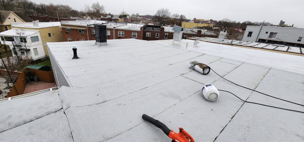 New Layer Installation Over Existing Flat Roof in Bronx Project Shot 6
