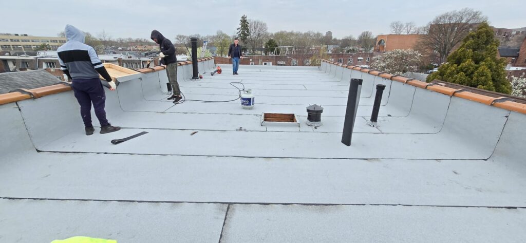 New Flat Roof Installation in Bronx NYC Project Shot 2