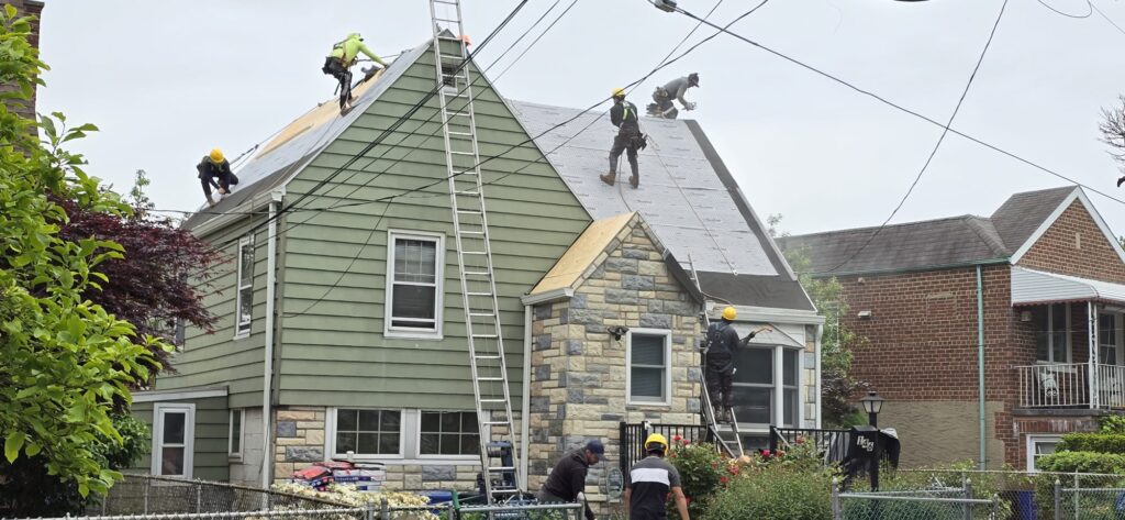 New Shingle Roof and Plywood Replacement in Bronx NY Project Shot 4