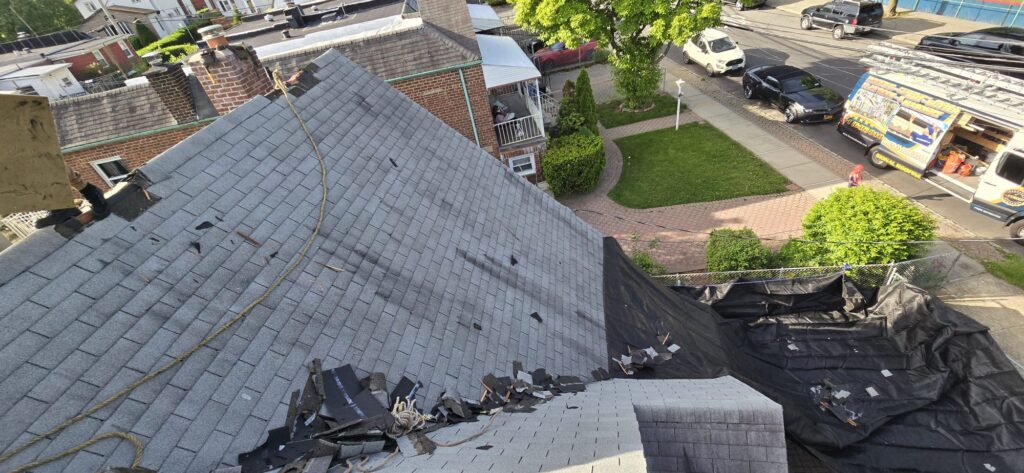 New Shingle Roof and Plywood Replacement in Bronx NY Project Shot 9