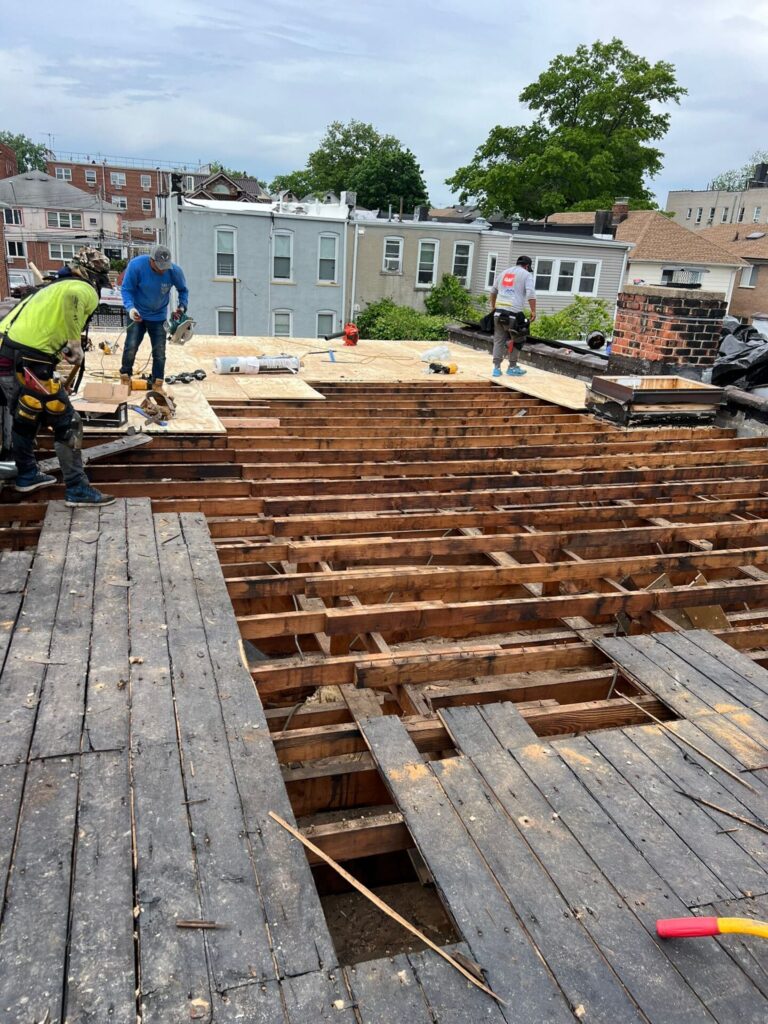 Flat Roof Replacement in Queens NY Project Shot 5