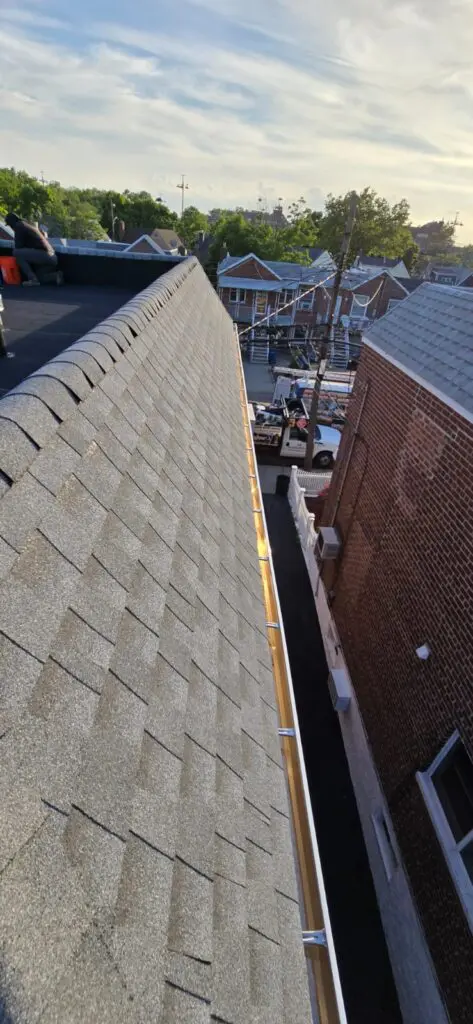 Flat Roof Shingle Roof & Gutter Replacement in Bronx NY Project Shot 6