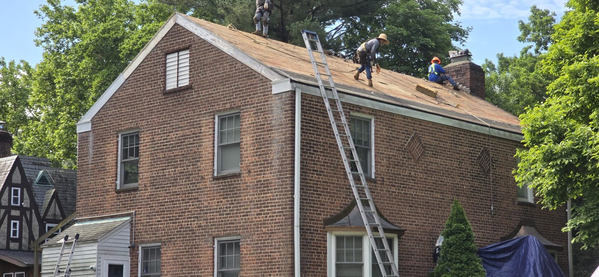 New Roof & Chimney Installation in Westchester NY Project Shot 11