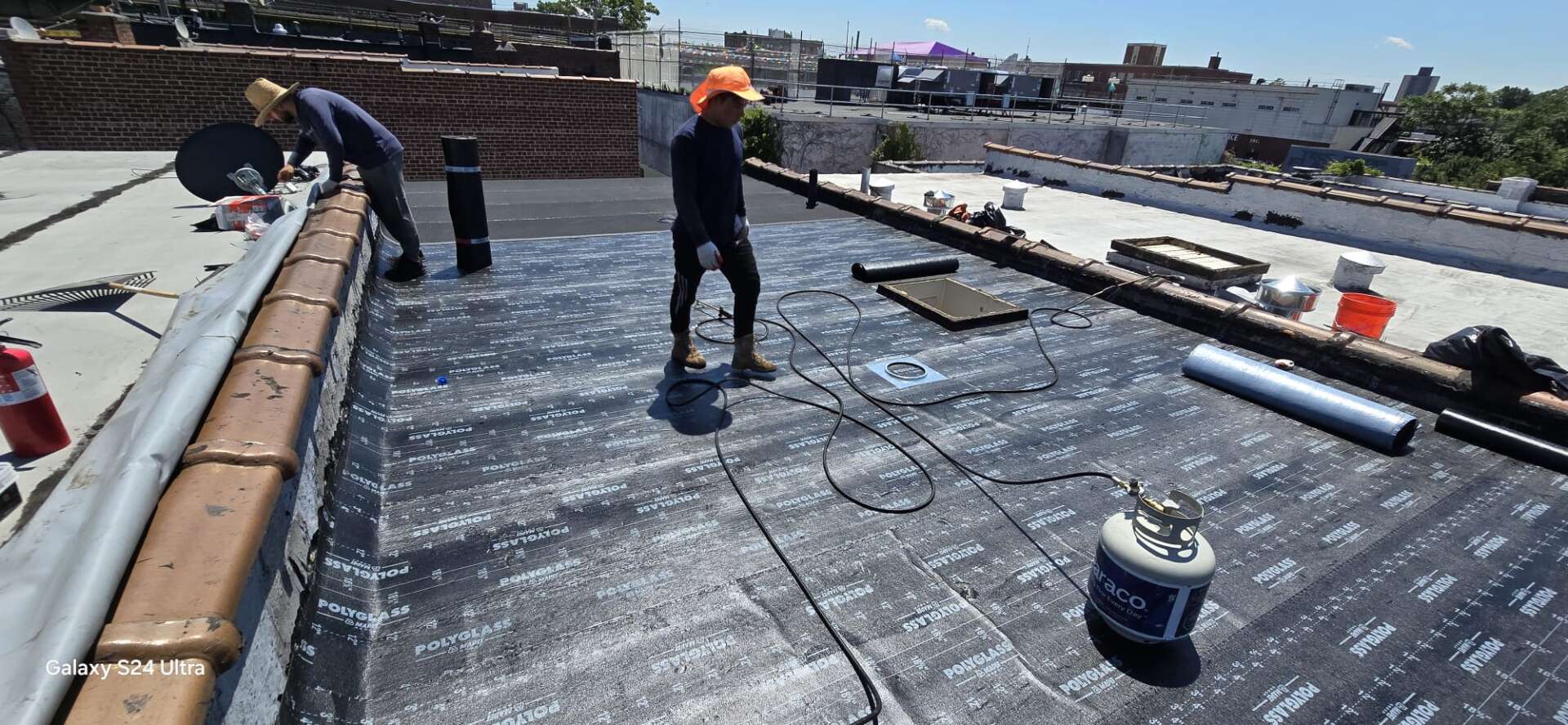 Flat Roof Replacement Service in the Bronx NY Project Shot 1
