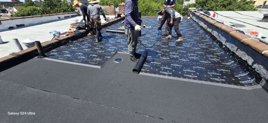 Flat Roof Replacement Service in the Bronx NY Project Shot 2