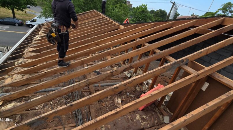Shingle Roof and Plywood Replacement in the Bronx NY Project Shot 1
